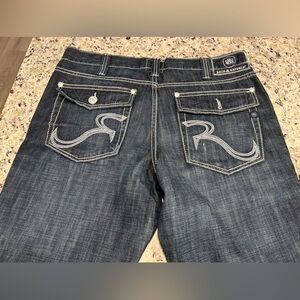 Rock & Republic blue jeans.  Size 36 x 30.